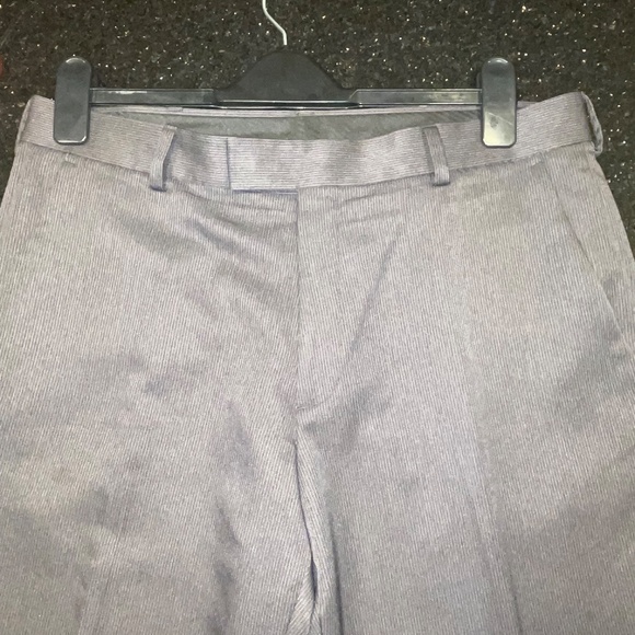 Kenneth Cole Reaction Mens Office Straight Fit Dress Pants Trousers Charcoal 34 - Picture 10 of 10